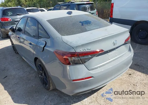 2025 Honda Civic Sport z USA, uszkodzony, nr VIN 2HGFE2F50SH577573